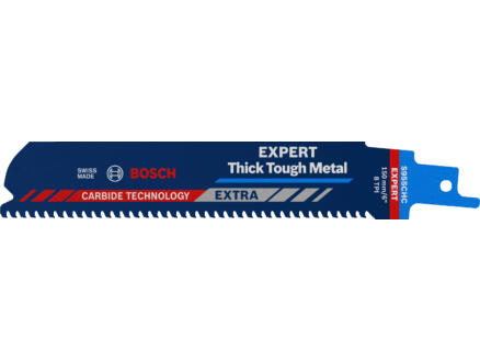 Bosch Professional S 955 CHC Thick Tough Metal lame de scie sabre 150mm