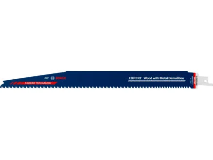 Bosch Professional S 1267 XHM Wood with Metal Demolition lame de scie sabre 300mm