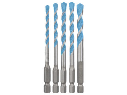 Bosch Professional Expert MultiConstruction HEX-9 forets universels 4-8 mm set de 5