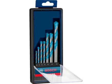 Bosch Professional Expert MultiConstruction CYL-9 forets universels 4-12 mm set de 7