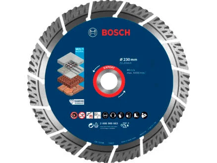  Bosch Professional Expert MultiMaterial diamantschijf bouw 230x2,4x22,3 mm