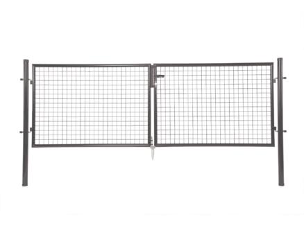 Giardino portail double 300x150 cm anthracite