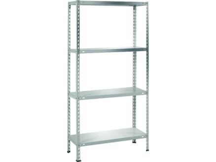Practo Home Metal Rack Ã©tagÃ¨re 150x75x30 cm mÃ©tal galva