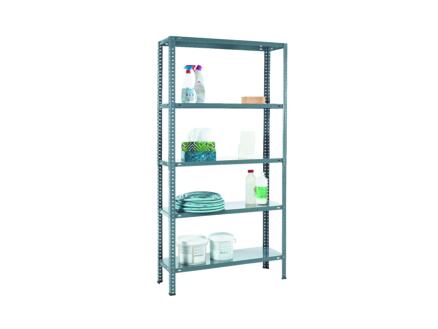 Practo Home Metal Rack Ã©tagÃ¨re 180x90x30 cm mÃ©tal gris