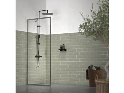 Sealskin Contour A3 paroi de douche 88x200 cm verre transparent gris mat