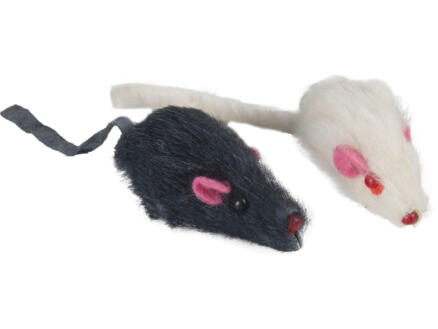  Flamingo kattenspeelgoed muis 11,3cm 2 stuks