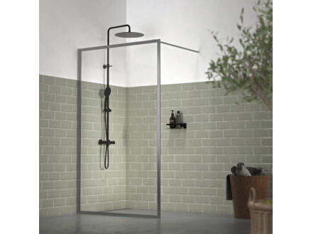 Sealskin Contour A3 paroi de douche 138x200 cm verre transparent gris mat