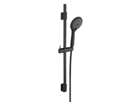 Wenko WaterSaving doucheset zwart
