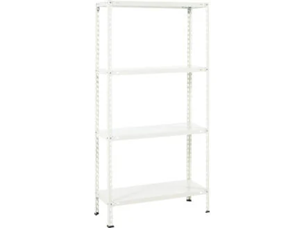 Practo Home Metal Rack opbergrek 150x75x30 cm metaal wit