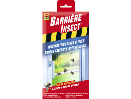 Compo BarriÃ¨re Insect vensterstrips tegen vliegen 12 stuks