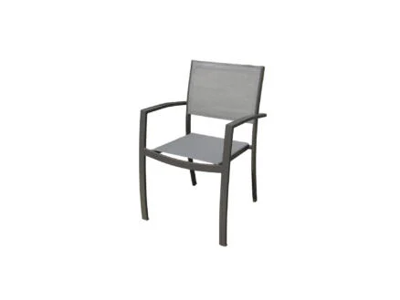 Garden Plus Marigot chaise de jardin gris