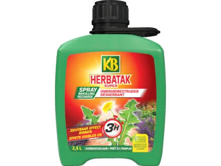  KB Herbatak Super Spray onkruidbestrijder navulling 2,5l