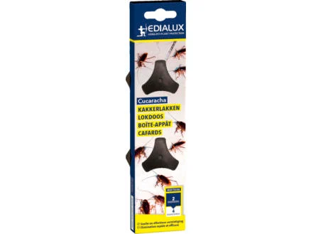 Edialux Cucaracha bo?te-appat cafards 2 piÃ¨ces