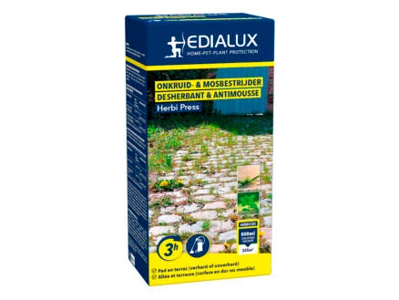 Edialux Herbi Press onkruid- & mosbestrijder 800ml