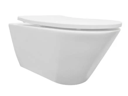 Aqualine WC suspendu Baleo Rimless blanc mat