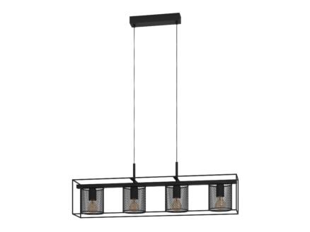 Eglo Catterick suspension E27 max. 4x40 W noir