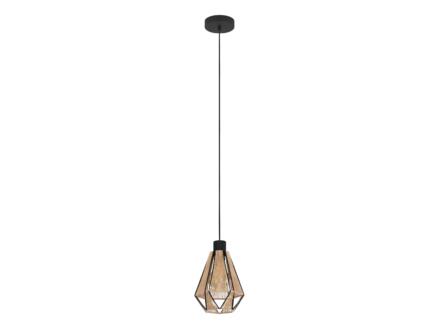 Eglo Adwickle suspension E27 max. 40W brun/noir