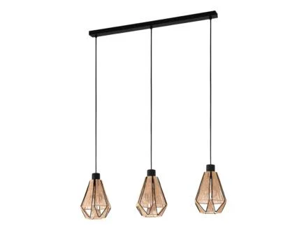 Eglo Adwickle suspension E27 max. 3x40 W noir