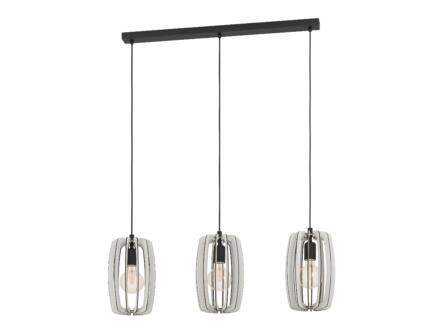 Eglo Bajazzara suspension E27 max. 3x40 W noir