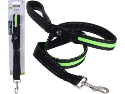 Laisse pour chien LED 120cm disponible en 2 couleurs