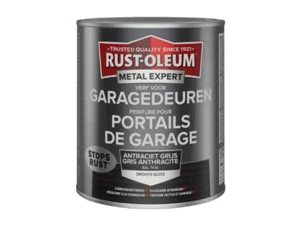 Rust-oleum Metal Expert peinture pour portails de garage 750ml gris anthracite