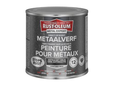 Rust-oleum Metal Expert metaalverf structuur 250ml antraciet