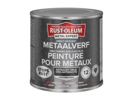 Rust-oleum Metal Expert peinture pour mÃ©taux structurÃ© 250ml anthracite