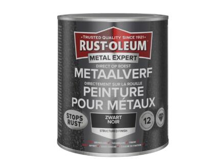 Rust-oleum Metal Expert peinture pour mÃ©taux structurÃ© 750ml noir