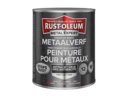 Rust-oleum Metal Expert peinture pour mÃ©taux structurÃ© 750ml anthracite