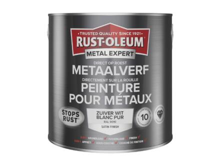  Rust-oleum Metal Expert metaalverf zijdeglans 2,5l zuiver wit
