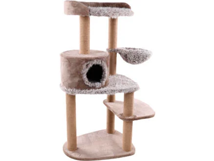  Flamingo Oliver krabpaal 87x68,5x120,5 cm taupe