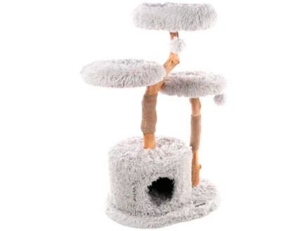  Flamingo Hina arbre Ã  chat 80x44,5x100 cm blanc