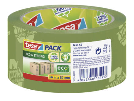 Tesa Eco & Strong ruban adhÃ©sif 66m x 50mm vert