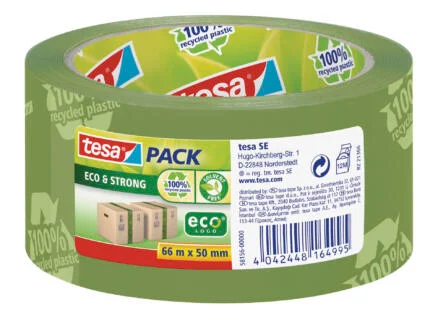 Tesa Eco & Strong tape 66m x 50mm groen