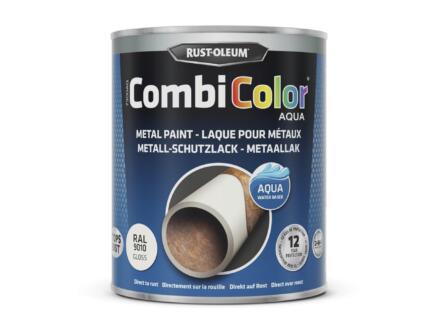  Rust-oleum CombiColor Aqua laque pour mÃ©taux brillant 0,75l blanc