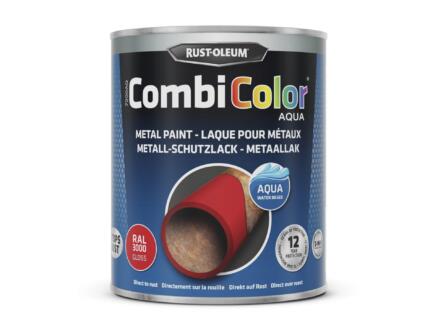  Rust-oleum CombiColor Aqua laque pour mÃ©taux brillant 0,75l rouge feu