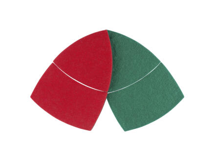 Bosch non-tissÃ© abrasif 93mm + feuille abrasive moyen/fin