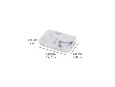 Wenko Desio zeephouder marble 12,7x2x8,8 cm