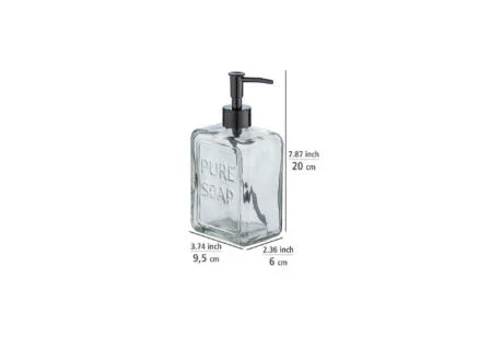 Wenko Pure distributeur de savon 550ml transparent