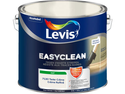  Levis EasyClean muurverf tegen zwarte strepen 2,5l teder crÃ¨me