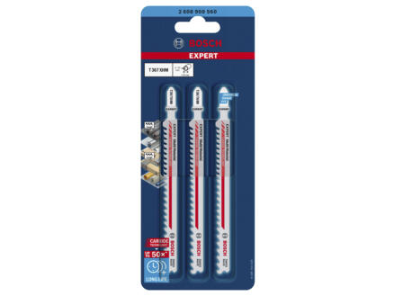 Bosch Expert Multi Material T 367 XHM lame de scie sauteuse 132mm 3 piÃ¨ces