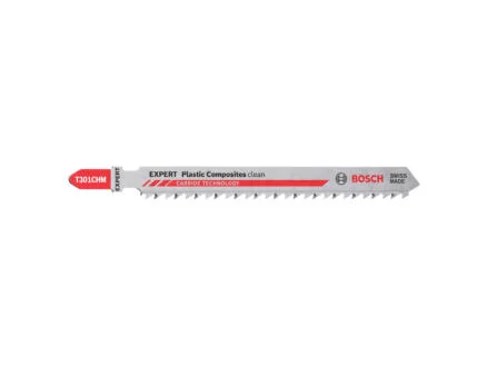 Bosch Expert Plastic Composites Clean T 301 CHM lame de scie sauteuse 117mm 3 piÃ¨ces
