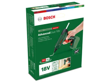 Bosch AdvancedGlue pistolet à colle sans fil 18V Li-Ion batterie non comprise