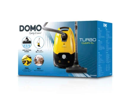 DOMO DO7294S stofzuiger met zak 5l