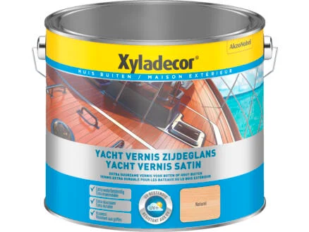  Xyladecor vernis bateau satin 2,5l naturel
