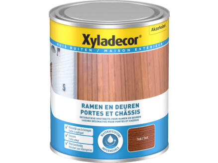  Xyladecor lasure bois portes & chassis 0,75l teck