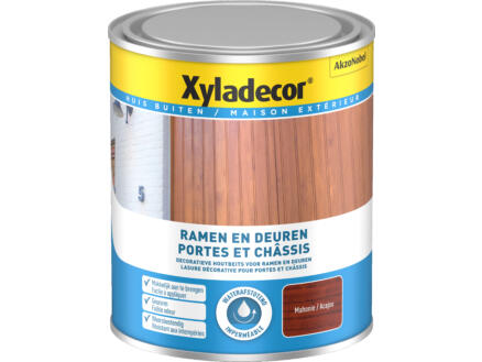  Xyladecor lasure bois portes & chassis 0,75l acajou