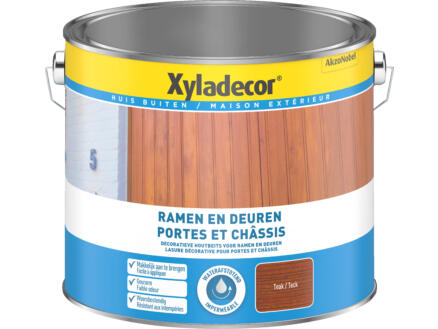  Xyladecor houtbeits ramen & deuren 2,5l teak