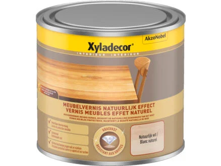  Xyladecor vernis meubles effet naturel 0,5l blanc