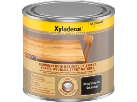  Xyladecor meubelvernis natuurlijk effect 0,5l zwart